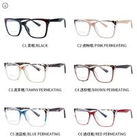 TR90 plastic frame or glasses with blue light protection, with spring hinges FA87207