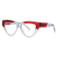 Plastic cat-eye TR90 frame for glasses with UV and Blue Ray Cut protection More LS021