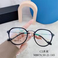 Hybrid frame, metal + TR90, with Blue Block coating SANTA M8076
