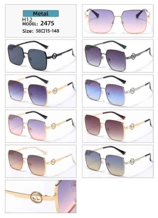 Polarized metal sunglasses H12 Matrix MT2475