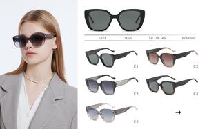 Polarized plastic sunglasses Leke LK19001