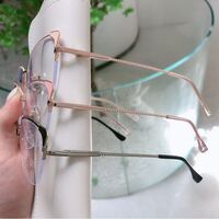 Combined nylor frame (metal + TR90) with Blue Ray Cut protection lenses MAMO F93026