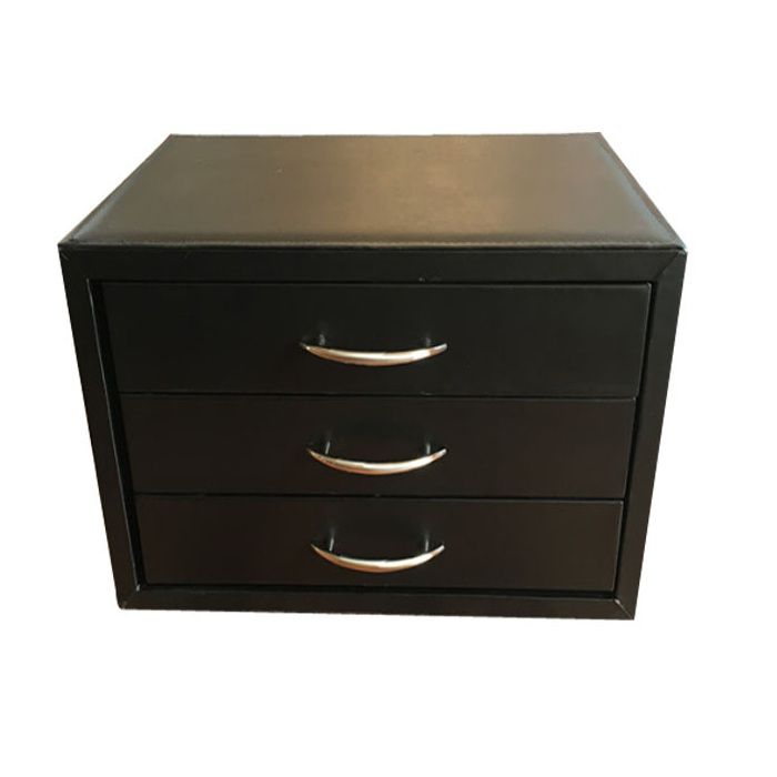 Офисный бокс настольный - витрина для оправ и очков, с фланелевой подкладкой, на 24 места JS-C207