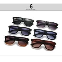 Plastic retro square sunglasses Elit 1502-EL