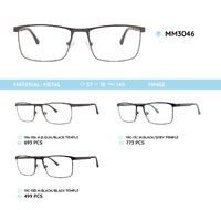 Metal men's frames for glasses MM3046