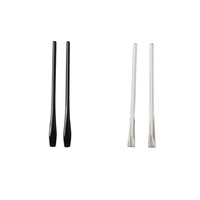 Plastic glasses sleeves, length 72 mm, hole 1.4 mm (price for a  pair)