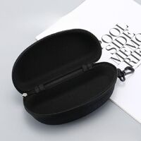 Sunglasses and eyeglasses hard shell case 071黑挂钩牛津布