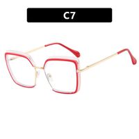 Combined (metal + TR90) glasses with blue light protection for women 95823-TR5039-PN