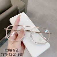 Hybrid frame, metal + TR90, with Blue Block coating SANTA 7170