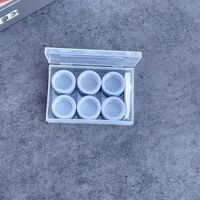 Mini soft contact lens kit with 3 containers J1-6多副磨砂套装