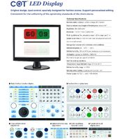 LED display visual table COT-LedDisplay