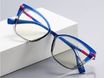 New fashion regular cat eye mirror plastic frames for glasses TR90+CA material (flex hinges) FOCUS FCS2112