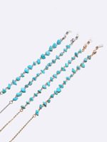 Set of two acrylic black and purple glasses chain GM127