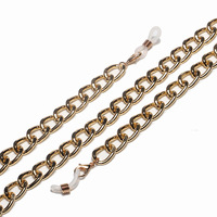 Толстая алюминиевая цепочка для очков золотистого цвета GL1102