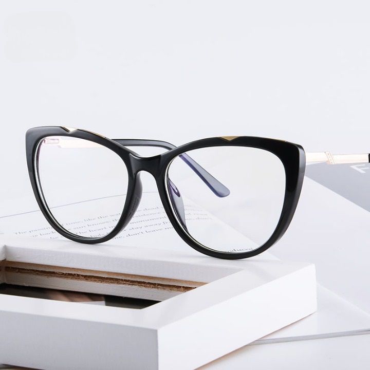 TR90 plastic frame or glasses with blue light protection, with spring hinges FA87035
