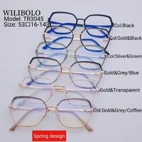 Оправа металл + TR90 ультратонкая женская с флексом Wilibolo TR3045