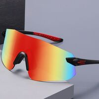 Plastic rimless sunglasses with UV400 protection 2977-GT