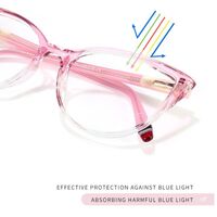 Очки пластиковые TR90 с защитой от синего света 6005-GT