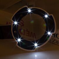 Лупа с универсальной подсветкой, увеличительное стекло с ручкой 600557H-XX, диаметр 60 мм, увеличение: 4X