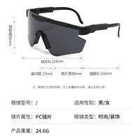 Polarized plastic TR90 sunglasses with UV400 protection 2948-GT