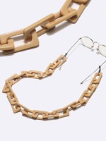 Acrylic transparent color glasses chain GB063