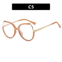 Combined (plastic+metal) glasses with blue light protection for women 7196-PN