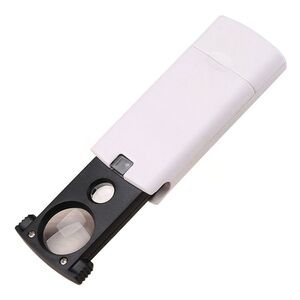 Folding magnifier with universal backlight 92045-XX, dimensions: ⌀21 mm, ⌀9 mm. Magnification: 20Х, 45Х
