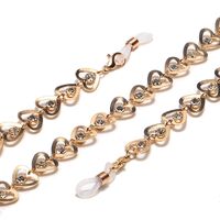 Non-slip metal glasses chain GL1297