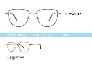 Metal women's frames for glasses MW1047