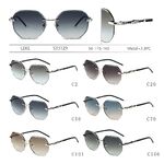 Солнцезащитные металлические очки Leke S33129