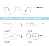 Metal women's frame for glasses MW2048