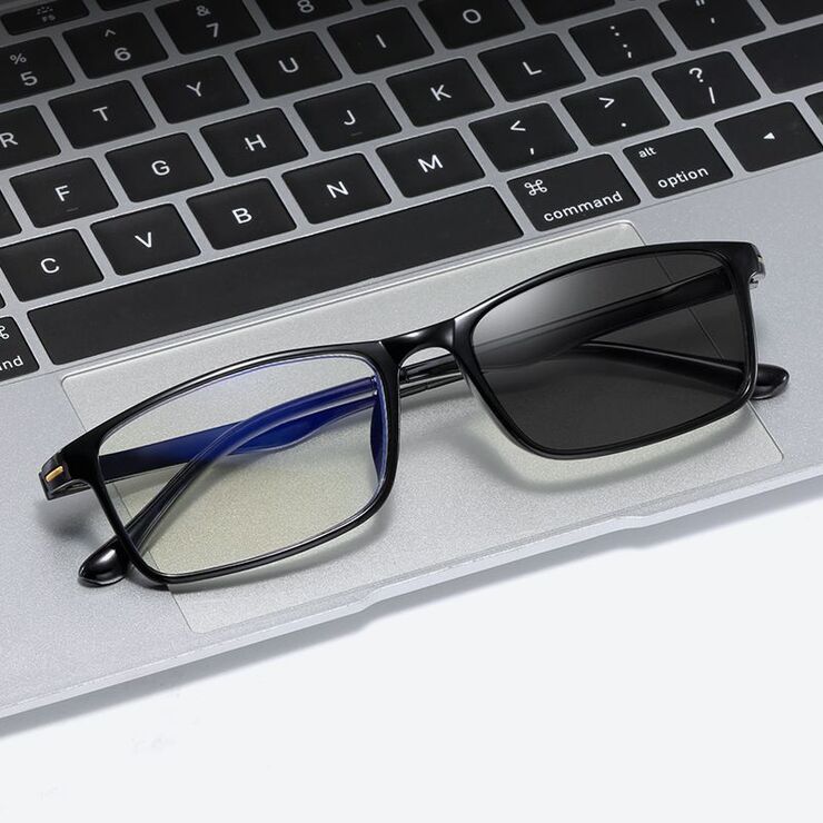 Photochromic glasses with protection Blue Cut KY3021-3变色