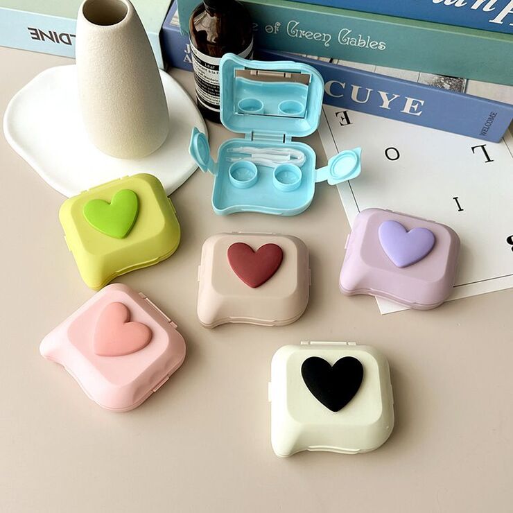 Mini soft contact lens kit B040连体爱心