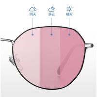 Очки металлические фотохромные с защитой от синего света 9639-2-GT