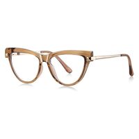 Plastic women's TR90 frame for glasses with UV and Blue Ray Cut protection More LS246