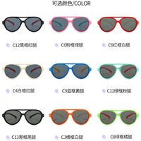 Polarized silicone sunglasses with UV400 protection for kids T111011