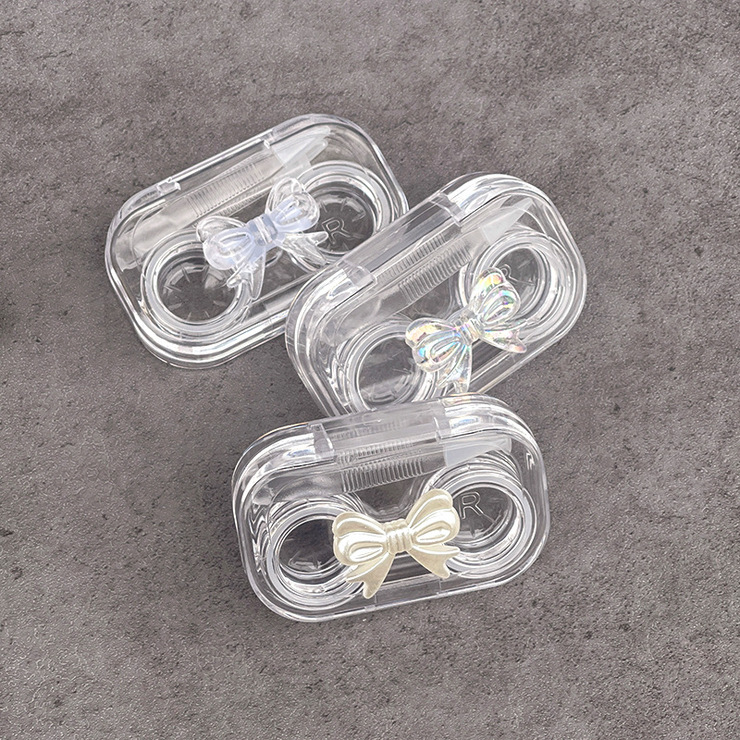 Mini soft contact lens XF206透明蝴蝶结