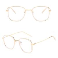 Metal eyeglasses for reading V6025 with blue ray cut protection, diopters from 0.50 to -6.00, not centered