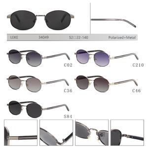 Polarized metal sunglasses for women Leke LK34049