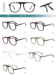 Acetate plastic frames for glasses with spring hinges Big City F3012