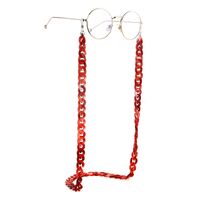 Acrylic non-slip chain, concave shape, for glasses and masks GB012