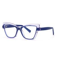 Plastic TR90 frames for glasses with Blue Ray Cut protection and flex hinges FOCUS FCS2219