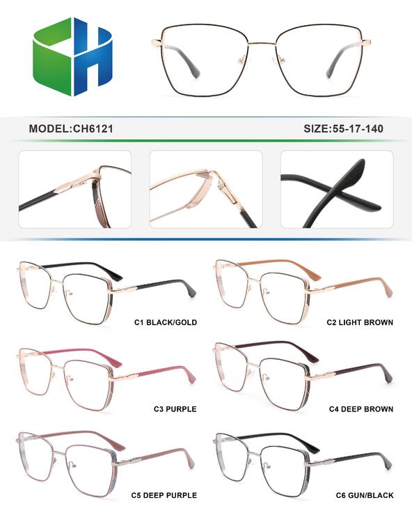 Оправа металлическая с флексом CH6121-DA