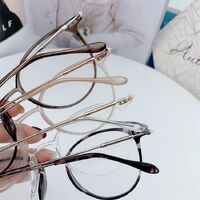 Оправа гибридная, металл + TR90, линзы с Blue Block покрытием SANTA 9531