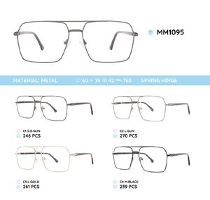 Metal men's frame for glasses MM1095