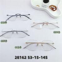 Metal titanium rimless frame SANTA 28162