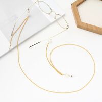 Metal non-slip chain, with pearls, for glasses and masks GA038