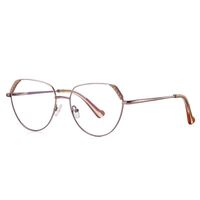 Оправа металлическая с линзами блю-блокерами, с флексом MORE FCS3079