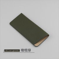 Футляр-чехол из натуральной кожи для очков с подкладкой из микрофибры ZY003