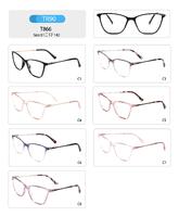 Plastic TR90 frame for women with spring hinges T866-DA